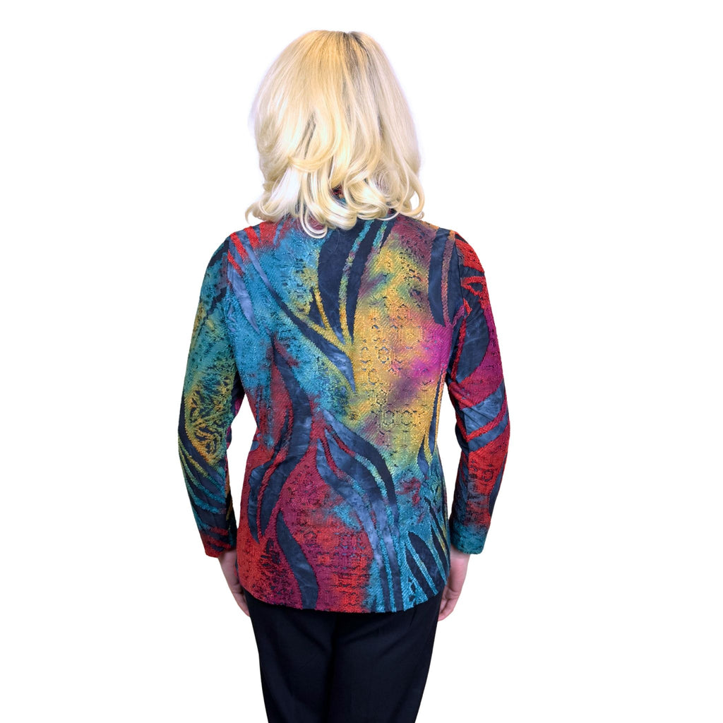 Renoma Burnout Top With Snood - Giselle