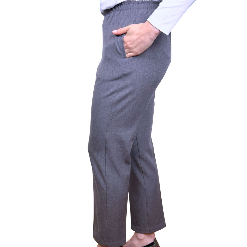 Jillian Thermal Twill Pant - TAUPE