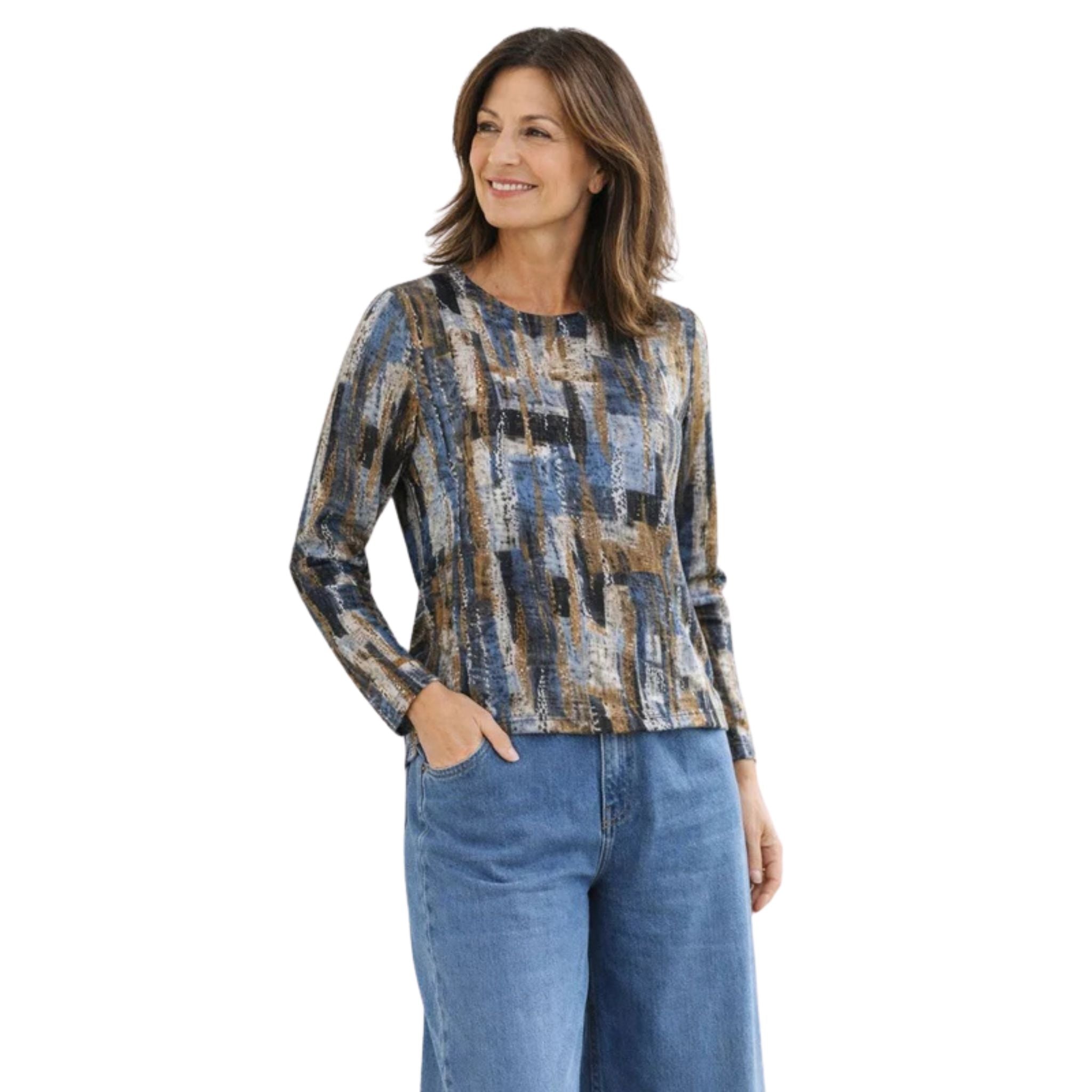 Renoma Brit top with snood