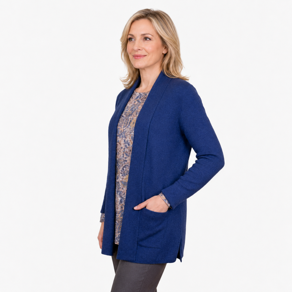 Bailey E2E Knit Cardigan - DENIM