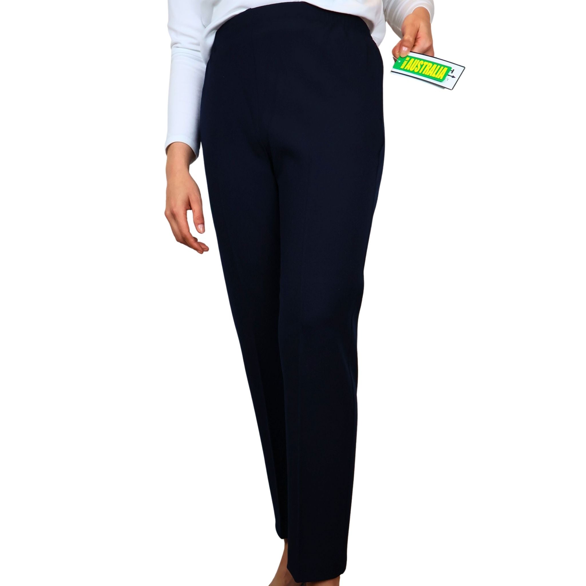 Jillian Thermal Twill Pant - NAVY
