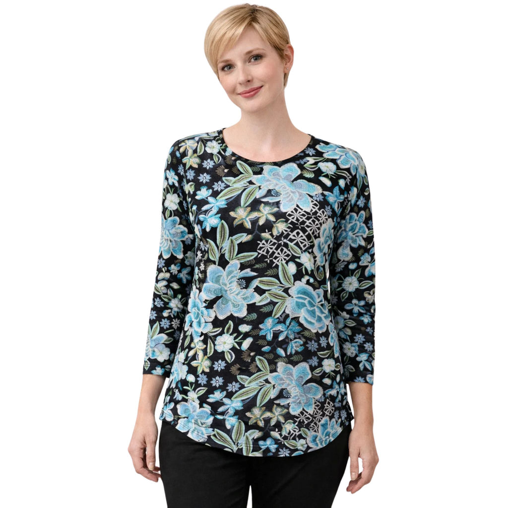 Maglia Hayley Pleat Back Long Sleeve Top