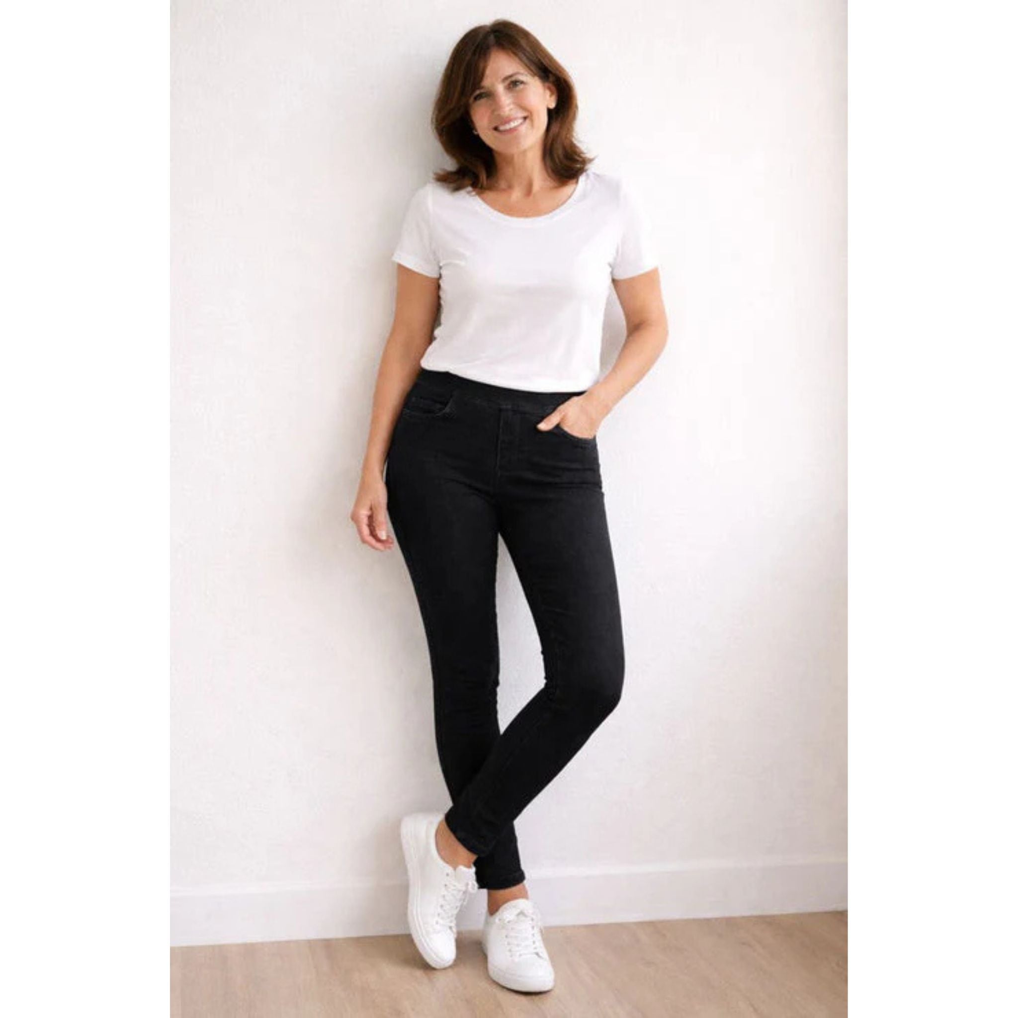 Renoma Cleo Leisure Pant - Black