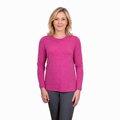 Renoma Lush Round Neck Top - FUCHSIA