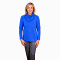 Renoma Lush Round Neck Top - LAPIS