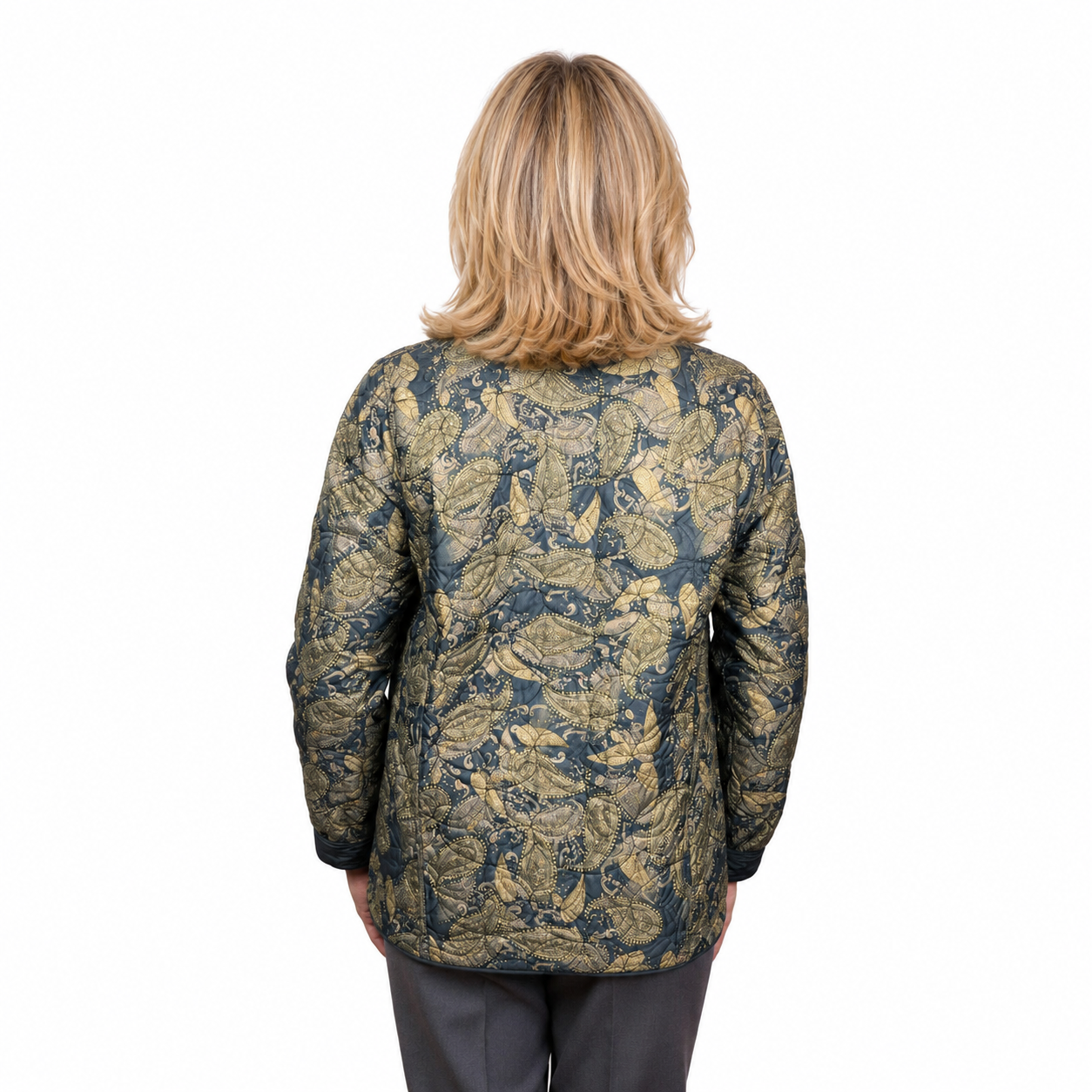 Renoma Noah REVERSIBLE Printed Jacket - SAGE