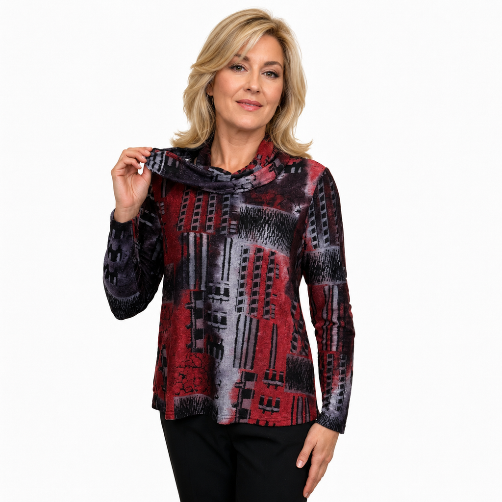 Renoma Burnout Top - Erica